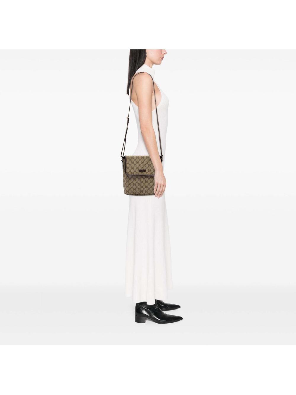Gucci Gg Supreme Crossbody Pre-Loved #282809G47B - Picture 7 of 7